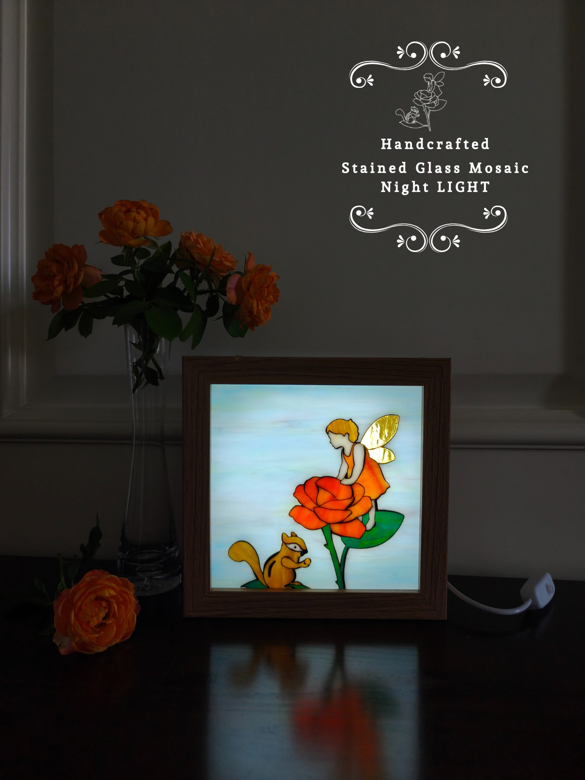 Rose Fairy (girl)Night light